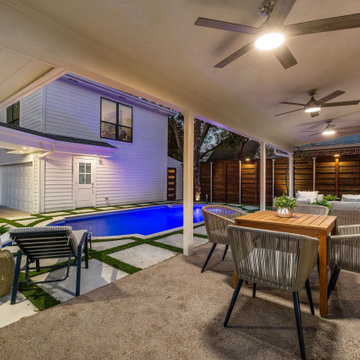 East Dallas Tudor with Pool House and Sauna