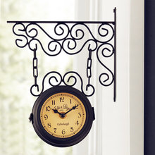 clocks and wall art
