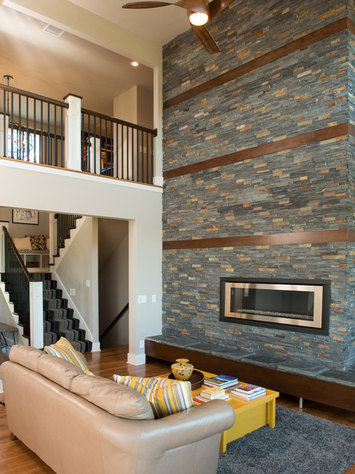 Floor To Ceiling Fireplace | Houzz