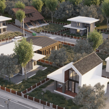 Modern Village 3D Rendering