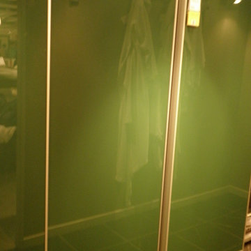 Mirror Wardrobe and Aluminium Cabinets