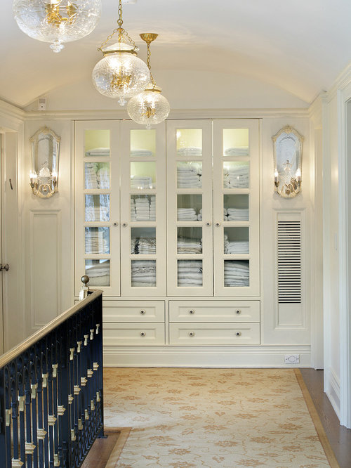 Built In Linen Closet Houzz