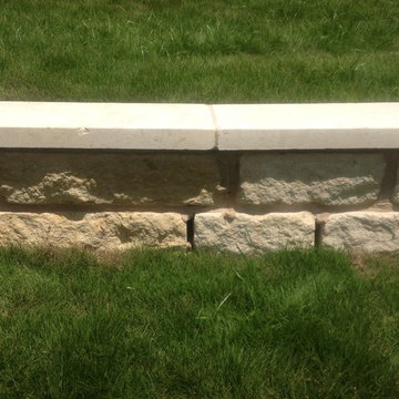 Austin- Stone Terraces and Water Feature