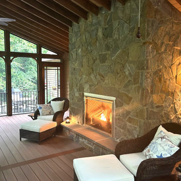 Best screened porch addition in Frederick by Talon Construction Inc.