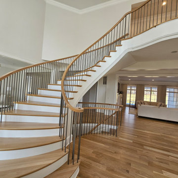 Project #116 | Elegant Curved Staircase