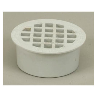 PROFLO PFSBSTR White 3 X 3 Polypropylene Shower Grate 