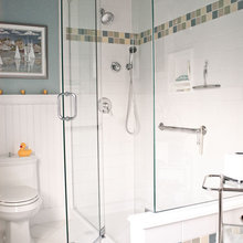 kids' bath + downstairs bath
