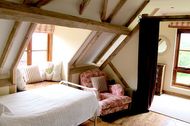 Mountain style bedroom photo in Other