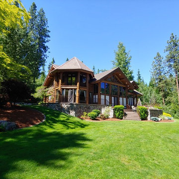 Hayden Lake Log Home