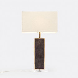Kingston Lamp Mushroom Faux Shagreen - Table Lamps