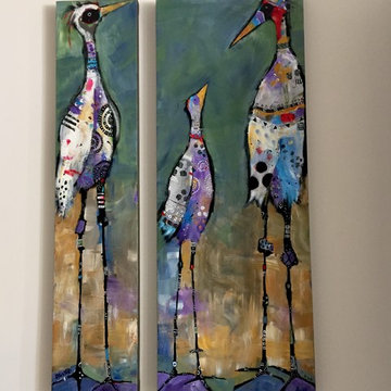 Commissioned art work by local artist.