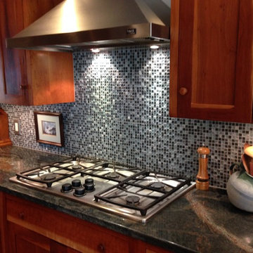 Fran's Glass and Stone Mosaic Backsplash
