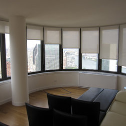 Large NYC Bay Window - Window Treatments