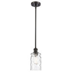 Innovations Lighting - Candor 1-Light Pendant, Oil Rubbed Bronze, Clear Waterglass - A truly dynamic fixture, the Ballston fits seamlessly amidst most d�cor styles. Its sleek design and vast offering of finishes and shade options makes the Ballston an easy choice for all homes.