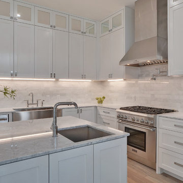 Modern Residence-Reclaimed Ivory White Oak Wood