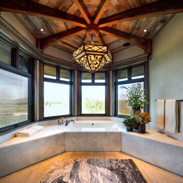 Rustic Elegance in Wolf Creek Ranch, Utah by Cameo Homes Inc.