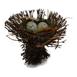 Shea's Wildflower - Birch Twig Nest With Eggs - Wreaths And Garlands