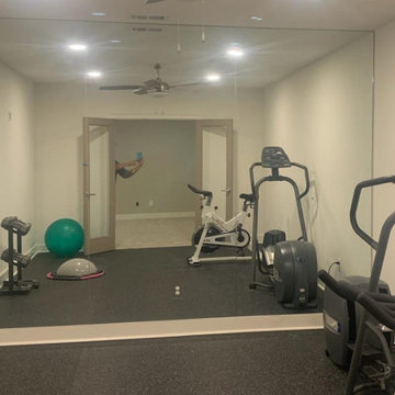 Exercise Room Mirror Wall