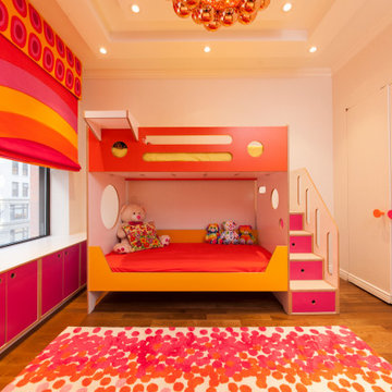 Ella's Room: Maximized Storage in a Custom Color Palette