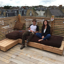 London Roof-top Sun Deck - Garden Love Seats