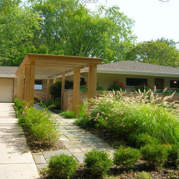 Dramatic Front Entrance