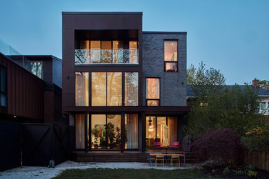 Example of a trendy exterior home design in Toronto