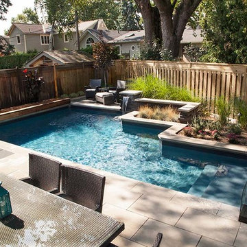 Modern Oasis - The Prowzey's Rectangular Inground
