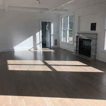 DIX HILLS: 5" WHITE OAK INSTALLED & FINISHED WITH 4 PART CUSTOM STAIN