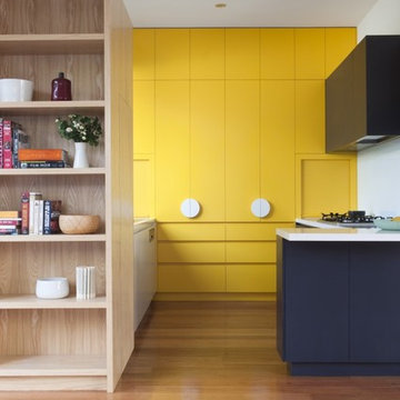 Kitchen Design with a Splash of Yellow by Doherty Lynch