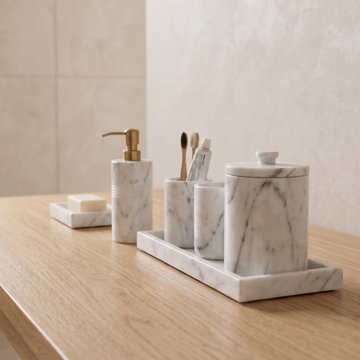 Luxury Marble Bathroom Accessories | Bespoke Stone Essentials