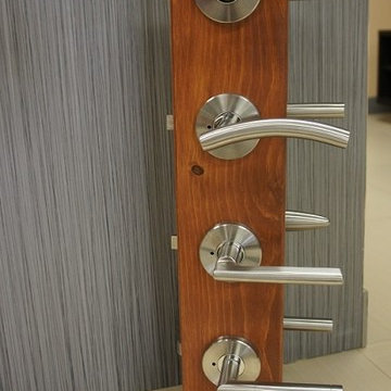 Door Handles - Modern Stainless Steel