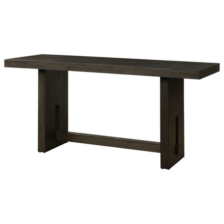 ACME Haddie Counter Height Table, Distressed Walnut