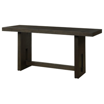 ACME Haddie Counter Height Table, Distressed Walnut