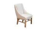Claudia Fabric Dining Chair, Beige