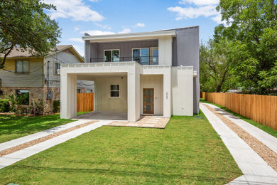 Example of an exterior home design in Austin