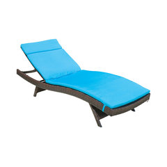 50 Most Por Waterproof Lounge Cushions For 2018 Houzz Lakeport Outdoor Adjule Chaise Lounge Chair Blue Waterproof Cushions