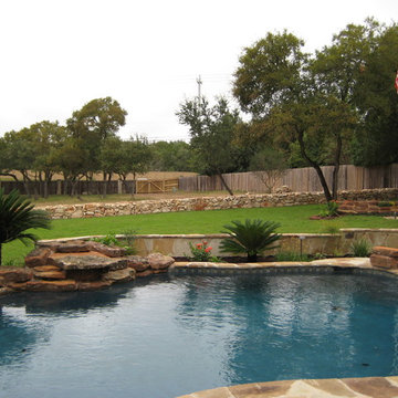 Backyard Putting Green and Pool