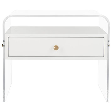 Safavieh Couture Dewitt Acrylic Side Table
