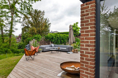 Moderne Terrasse in Düsseldorf