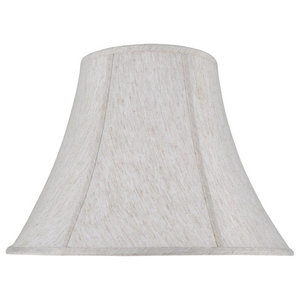 30111 Bell Shape Spider Lamp Shade Off White 18 Wide 8 X18 X14 Traditional Lamp Shades By Aspen Creative Corporation