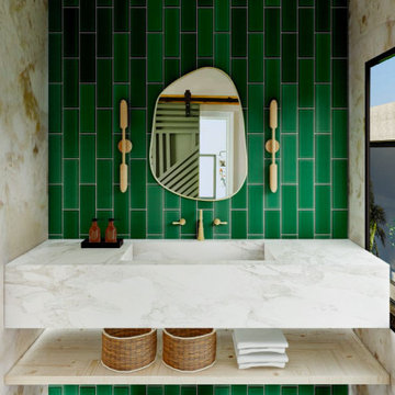 Brassy Gold Organik Mirror by Irregular Mirrors Collection