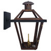 French Quarter Copper Lantern Made in the USA, Black Powder Coat, 30, Ng