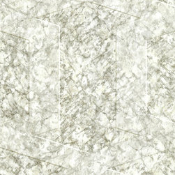 Anatoli Fog Marble Geometric - Wallpaper