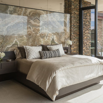 Master Bedroom onyx headboard