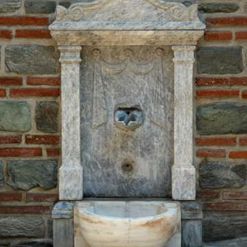 Exterior water Fountains for Pools and Walls, Mediterranean Style