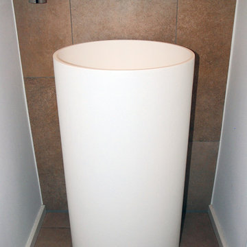 Modern Circular Stone Resin Freestanding Sink - SB-04 - Matte or Glossy