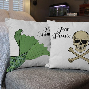 Nautical and Beach Throw Pillows