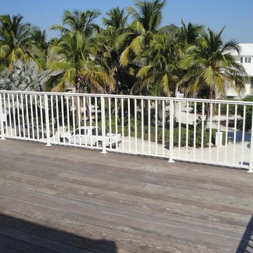 Welded Aluminum Railing & 5V Metal Roof