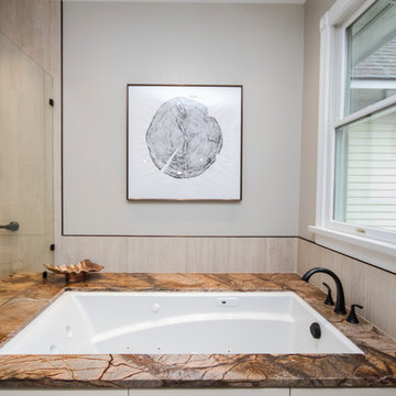 Rustic Master Bathroom Suite Remodel