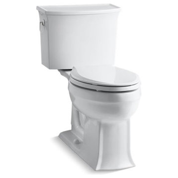 Kohler Archer 2-Piece Elongated 1.28 GPF Toilet, White